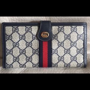 Vintage monogram Gucci wallet